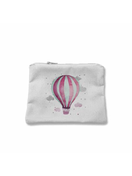 20052_Airballon Pink Girl (Πορτοφολάκι Βάπτισης)