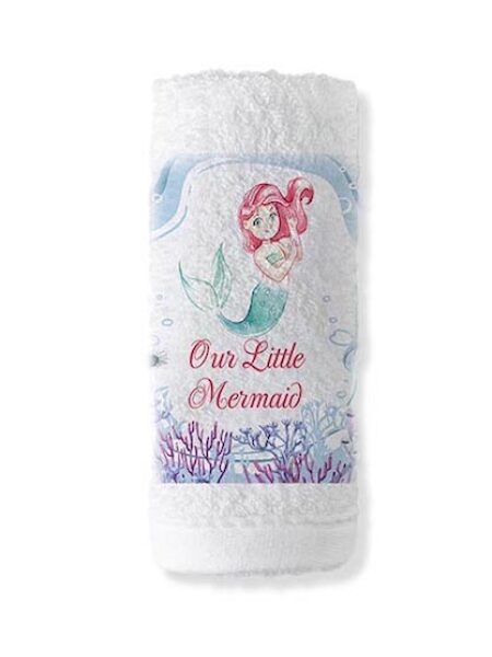 21023_ little-mermaid (Μπομπονιέρα Πετσέτα χεριών)