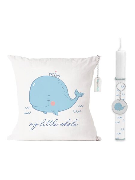 28  Λαμπάδα Πάσχα "My Little Whale"