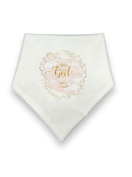 Girl Baby Shower  (Σαλιάρα)