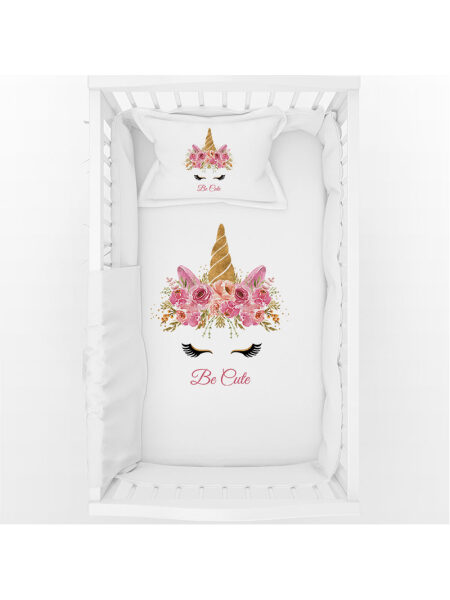 Unicorn in Flowers (Σετ Σεντόνια)