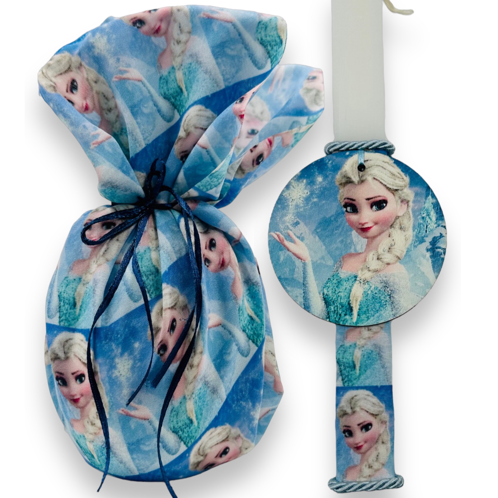 EASTER 24010 Πασχαλινό Σετ Bonjourbebe με Θέμα την "Frozen" (Λαμπάδα-Αυγό) - Image 2