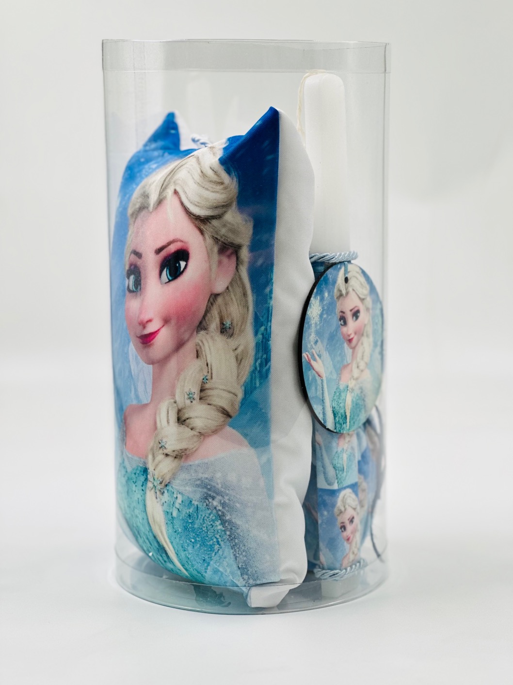 EASTER 24010 Πασχαλινό Σετ Bonjourbebe με Θέμα την "Elsa" (Λαμπάδα-Μαξιλάρι-Αυγό) - Image 2