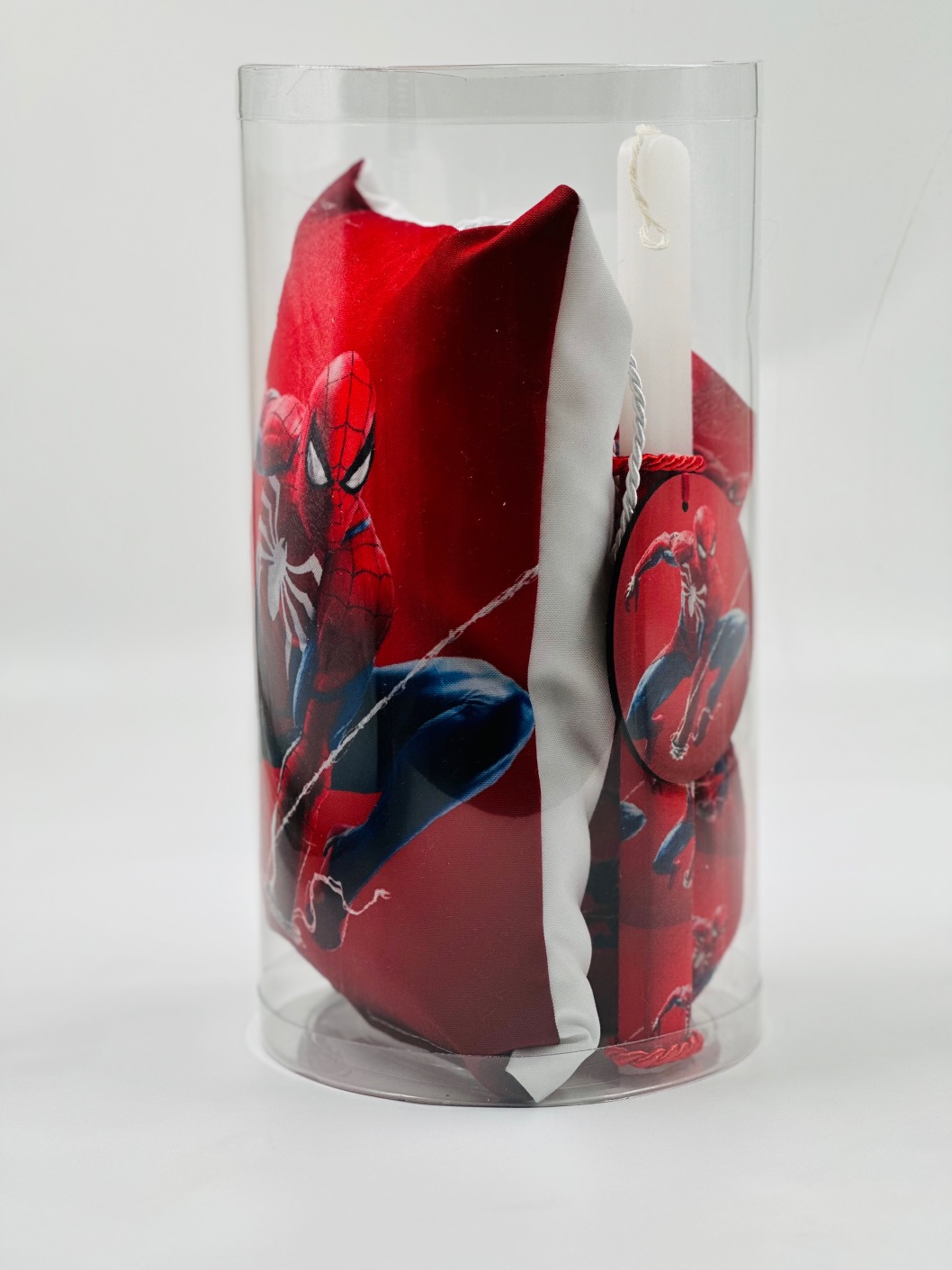 EASTER 24011 Πασχαλινό Σετ Bonjourbebe με Θέμα τoν "Spiderman" (Λαμπάδα-Μαξιλάρι-Αυγό) - Image 2