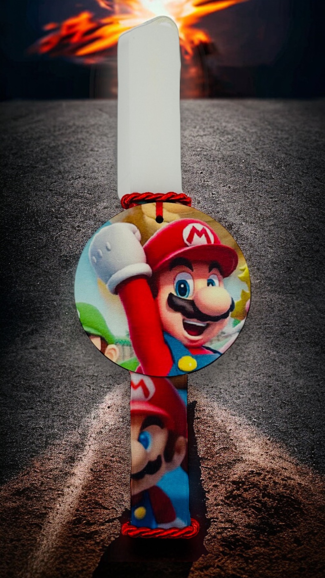 EASTER 24006 Πασχαλινή Λαμπάδα Bonjourbebe με Θέμα τον "Super Mario"