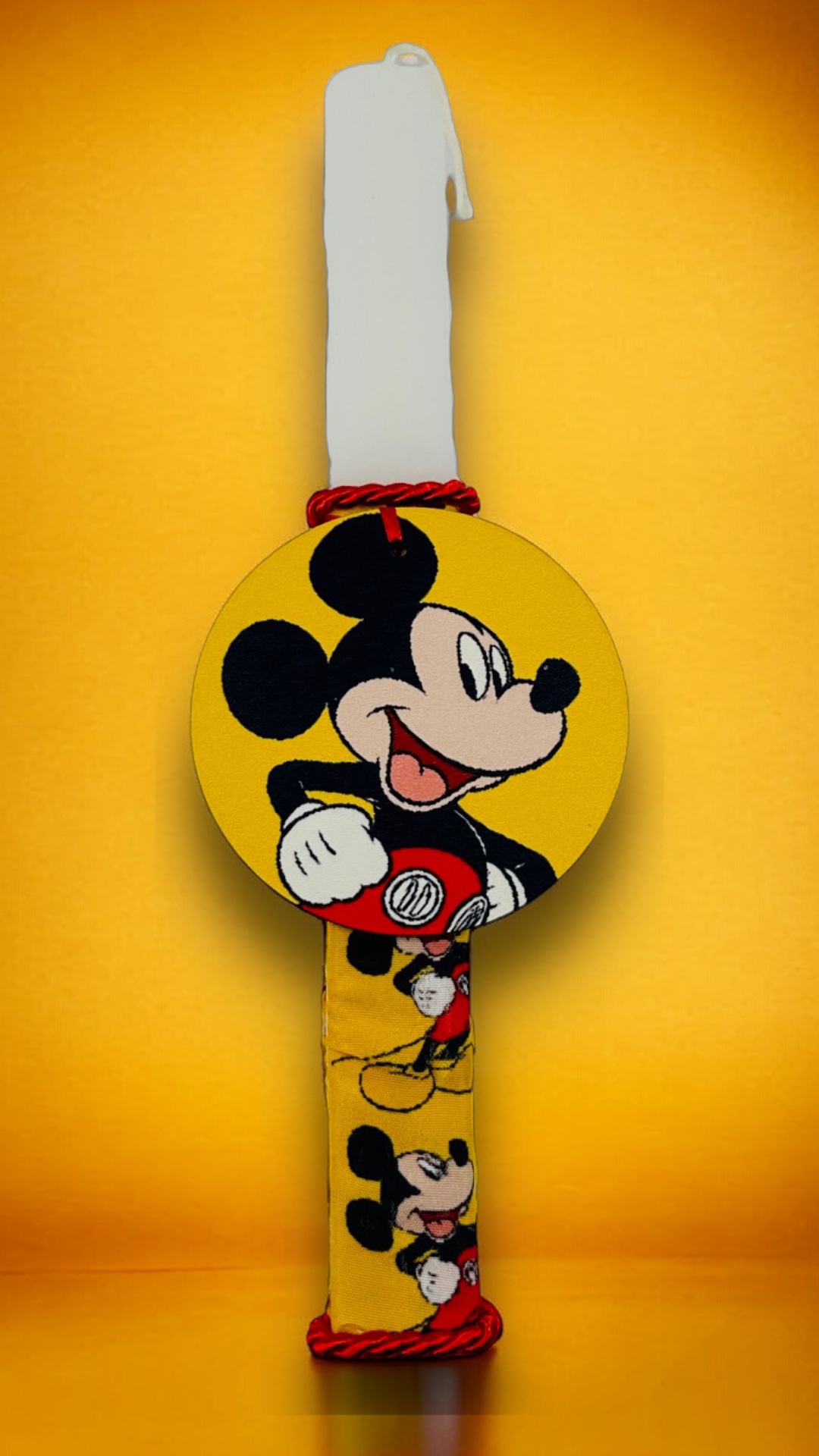 EASTER 24009 Πασχαλινή Λαμπάδα Bonjourbebe με Θέμα τον "Yellow Mouse"